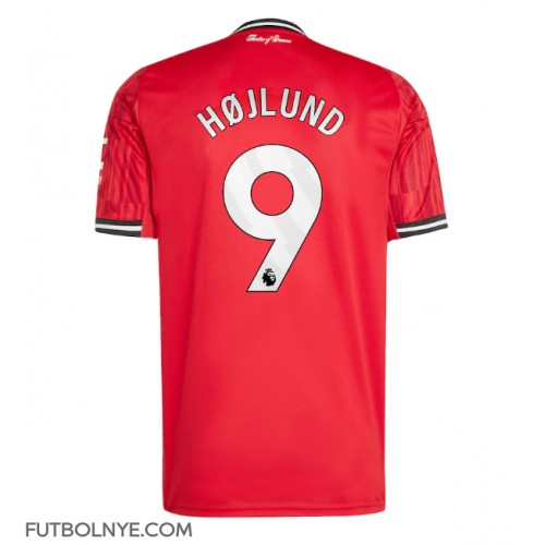 Camiseta Manchester United Rasmus Hojlund #9 Primera Equipación 2025-26 manga corta